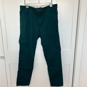 Vans Men's Size 34 Authentic Chino Stretch Green Pants